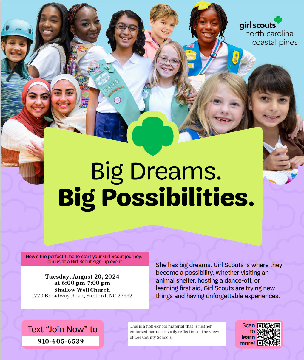 Girl Scout Flyer Fall 2024 Page 1